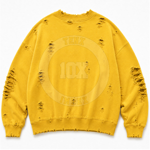 Sweat-shirts personnalisés pour hommes en vente en ligne, nouveaux modèles unis en coton épais mélangé. - Product Image 2