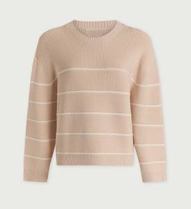 Suéter de Punto con Cuello Redondo y Textura Geométrica para Mujer - Suéter de Invierno - Jersey Cálido y Suave de Color Sólido para Mujer - Product Image 1