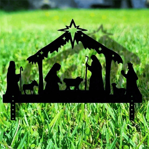 CIFbuy Decorazione Natalizia da Esterno, Proiettore Luminoso Impermeabile in Metallo con Scena della Natività, Ornamenti da Giardino, Servizio di Ritiro - Product Image 5
