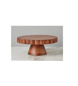 Présentoir à gâteaux artisanal en bois massif pour cérémonie de fiançailles, desserts et décoration de célébrations d'anniversaire - Product Image 2