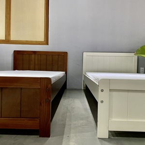 Contemporary Comfort Adjustable Pine Solid Wood Master Bedroom Furniture Set Classic Double <b>Queen</b> King <b>Size</b> Modern <b>Beds</b> - Product Image 6