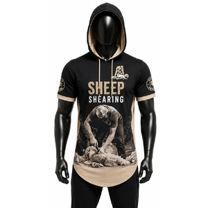 Sweat à capuche personnalisé avec logo pour la tonte des moutons, streetwear d'hiver, OEM ODM, 100% coton, avec poches, qualité supérieure, vente en gros, 2 pièces, respirant - Product Image 1