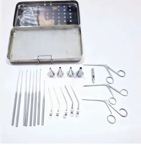 ชุดเครื่องมือผ่าตัดหู คอ จมูก คุณภาพสูง ระดับพรีเมียม 15 ชิ้น ผลิตจากเหล็กกล้าไร้สนิมเยอรมัน ใช้งานด้วยมือ ได้รับการรับรองมาตรฐาน CE โดย Mediva - Product Image 2