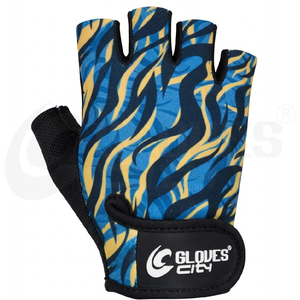 Guantes Deportivos Unisex de Piel Sintética con Estampado de Tigre, Medios Dedos, Transpirables, Antideslizantes, Ligeros y Ajustables para Levantamiento de Pesas - Product Image 4