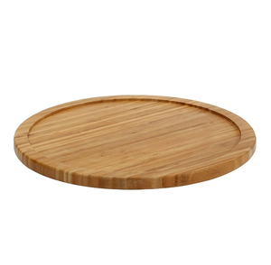 Plateau tournant en bois moderne multifonctionnel pour boissons, organisateur pour armoire, plateau tournant rond en bois - Product Image 4