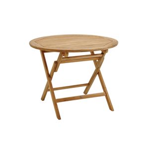 <b>Round</b> <b>Solid</b> <b>Wood</b> Eco-Friendly Durable Waterproof Folding <b>Dining</b> <b>Table</b> Rustic Modern Design Home Furniture - Product Image 1