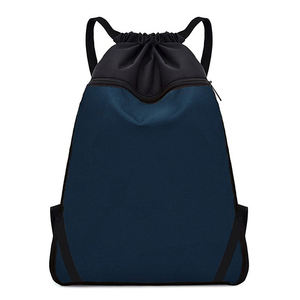 Unisex Latest Design Color Waterproof Polyester Fabric Solid Pattern <b>Drawstring</b> Gym Bag Convenient <b>Backpack</b> for Fitness Use - Product Image 3
