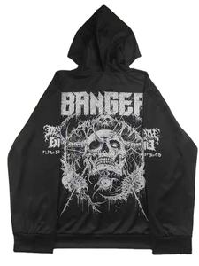 Vintage Hip Hop Street para hombre Halloween polar bordado con capucha de algodón con cremallera completa Us personalizado algodón térmico poliéster hombres - Product Image 2