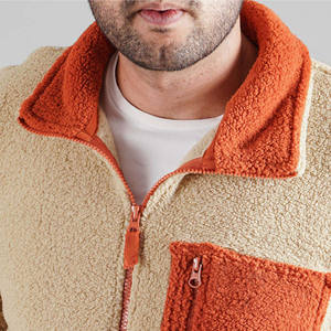 Chaqueta de Invierno Cálida de Forro Polar Sherpa con Capucha Holgada y Bolsillo con Cremallera, Chaquetas de Forro Polar Personalizadas para Caza, Chaqueta de Forro Polar Sherpa Cortavientos - Product Image 5