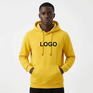 Sudaderas con Capucha para Hombre de la Mejor Calidad, Sudadera con Capucha Amarilla de Secado Rápido, Corte Regular, Felpa de Algodón, para Otoño - Product Image 1