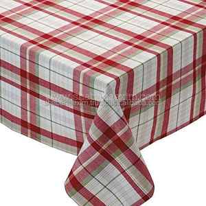 Cubierta de mesa de comedor, manteles de fiesta de boda de cumpleaños, patrón a cuadros, cubiertas de mesa de algodón para eventos hechas a mano personalizadas - Product Image 5