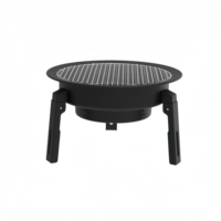 Barbecue au charbon de bois pliable en acier inoxydable de bonne qualité pour le camping en plein air, les pique-niques