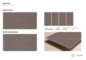 Dalle de porcelaine émaillée moderne 600x1200mm 60x120cm 24x48 pouces, grande taille, surface décorative pour espaces résidentiels et commerciaux - Product Image 2