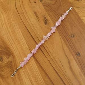 Natural Rose Quartz Chip Stone <b>Bracelet</b> Adjustable Gemstone Crystal <b>Bracelet</b> for Women <b>Healing</b> Jewelry OEM ODM - Product Image 2