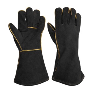 Guantes de Soldadura de Cuero Unisex de Alta Calidad y Bajo Precio, Fabricados por CAPTAIN INDUSTRY, Protección Completa para los Dedos, en Venta - Product Image 2