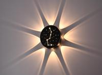 Applique murale LED moderne en forme de champignon, en aluminium créatif, pour hôtel, couloir, escalier, entrée, éclairage décoratif (Échantillon)