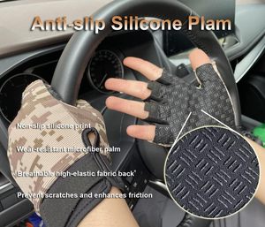 <b>Fingerless</b> <b>Gloves</b> - Tactical & Biking <b>Gloves</b> for Men & <b>Women</b>, Ideal for Air soft, Fishing & Training - Product Image 5