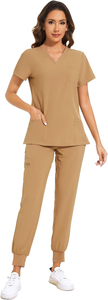 Uniformes Médicos Transpirables para Hospital, Conjuntos de Uniformes de Enfermería para Hombres y Mujeres, Nuevo Estilo con Cuello en V, Venta al Por Mayor - Product Image 6