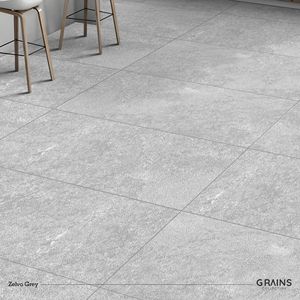 Baldosa de Porcelana Zelvo Gris GHR 600x1200mm, Moderna, Mate, Imitación Piedra, para Paredes y Pisos Interiores, Resistente al Fuego y a los Ácidos - Product Image 5