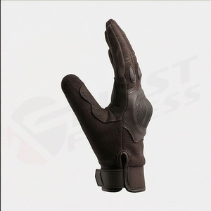 Guantes de Motocicleta de Cuero Personalizados de Medio Dedo para Verano, Protección de Nudillos, Accesorios de Seguridad de Alto Rendimiento - Product Image 3