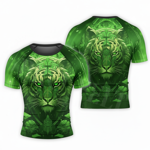 Vente en gros à prix réduit : T-shirts de fitness OEM personnalisés à séchage rapide et haute performance pour hommes, avec logo sur mesure et protection anti-UV - Product Image 3