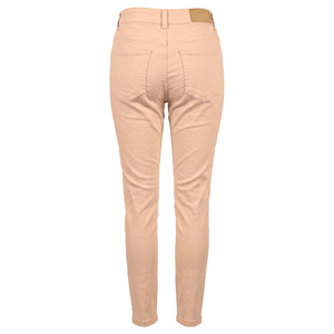 Vaqueros casuales de mujer de tiro medio, de cinco bolsillos, de pierna recta, teñidos, lavables, transpirables, de longitud completa, 6.78 oz, para primavera y verano - Product Image 2