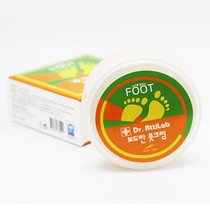 Crème pour les pieds ATTICOS Bodran, traitement pour les peaux sèches, réparation, soin des pieds pour adultes - Product Image 1