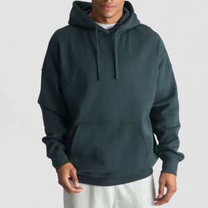 Sudadera con capucha para hombre, de manga larga, corte ajustado, personalizada al por mayor, de alta calidad, informal, extragrande. - Product Image 2