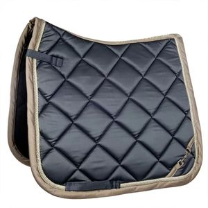 Saddle Pad with Shock Absorption and Girth Strap for Horse Riding <b>Equestrian</b> Equipment - Product Image 2