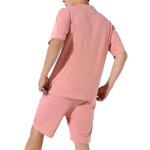 Conjunto Deportivo Casual de Verano para Hombre, Estilo Vintage, Talla Grande, Manga Corta, Pantalones Cortos Transpirables de Malla Ecológica + Camiseta Estampada - Product Image 2