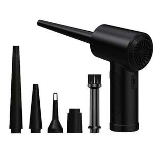 Souffleur de poussière portatif rechargeable par USB, brosse électrique, nettoyeur d'air portable, mini aspirateur pour le nettoyage du clavier d'ordinateur - Product Image 1
