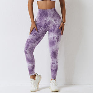 Leggings Tie Dye Personalizados al por Mayor de Alta Calidad para Mujer, Ajuste Cómodo, Transpirables, Último Diseño, Leggings Deportivos - Product Image 1