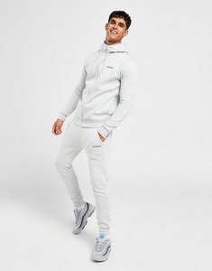 Crescent Wear Mens <b>Black</b> <b>Hoodie</b> & Jogger Set Winter Quick Dry 100% Cotton Athletic Streetwear Tracksuit - Product Image 6