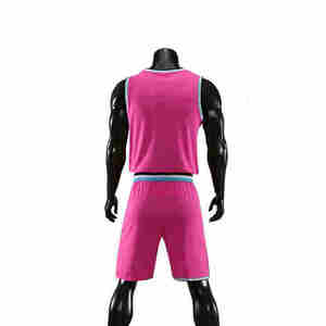Vente flash - Ensemble d'uniformes de basket-ball pas cher, respirant, séchage rapide, sans manches, été, 100% polyester, personnalisable, haute qualité, nouveau design - Product Image 2