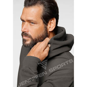 Sweat-shirts à capuche pour hommes en molleton vierge 380 GSM de haute qualité, coupe épaules tombantes, en coton, vente en gros, personnalisables numériquement - Product Image 5