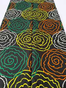 Tissu 100% en coton avec texture douce imprimé à la cire africaine pour la mode et la décoration intérieure en Libye - Product Image 2