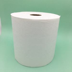 Greenisland Vietnam Venta de Fábrica Toalla de Papel de Mano de 2 Capas 100% Virgen Blanca con Extracción Central, Gran Absorción de Agua, Tamaño Ajustable, con Puntos - Product Image 1