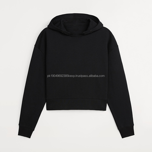 Custom Private tag Recortada Hombres sudaderas con capucha suéter 100% algodón Cut Edge Raw Hem Sudadera con capucha - Product Image 5