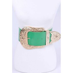 Cintura Oversize in Vera Pelle Verniciata - Product Image 3