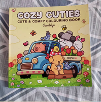 Cozy Cuties - Libro de Colorear Infantil con Diseños Adorables y Cómodos, 120 Hojas Impresas y Laminadas para la Relajación y la Diversión (Papel)