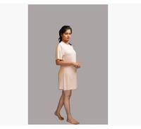 Robe de nuit décontractée à manches courtes pour femmes, légère et confortable, tenue de détente, vêtement de maison doux, robe de sommeil