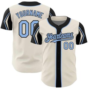 Camisetas y Uniformes de Béisbol Personalizados con Serigrafía, Transpirables, 100% Poliéster, Tallas Grandes, con Logotipo, Nombres de Equipos y Números Personalizados - Product Image 1