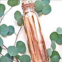 Bouteille d'eau en cuivre 1,0 L, écologique, réutilisable, avec couleur et logo personnalisés, compatible avec l'eau bouillante, adaptée aux enfants