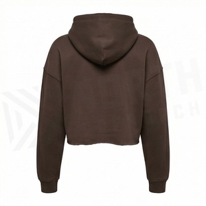 Elegant Women's Customized Color Hoodies Classic Solid Long Sleeve Soft Cotton <b>Blend</b> Fabric Spring Autumn Fashion Top - Product Image 2