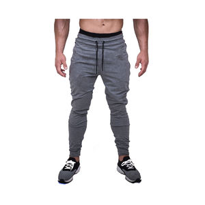 Wholesale Men's Casual Straight Canvas <b>Drawstring</b> <b>Trousers</b> Dark Wash - Product Image 2