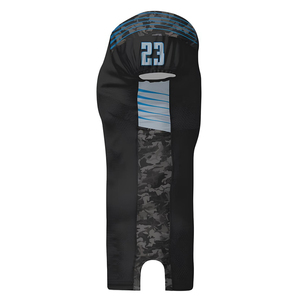 Tenues de football américain personnalisées pour adultes, unisexes, respirantes, tissu anti-humidité, séchage rapide, 100% polyester - Product Image 5