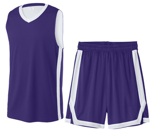 Maillots de basket-ball américains brodés jaunes et violets pour toutes les équipes des États-Unis, vente en gros, 8/24 Bryant - Product Image 6