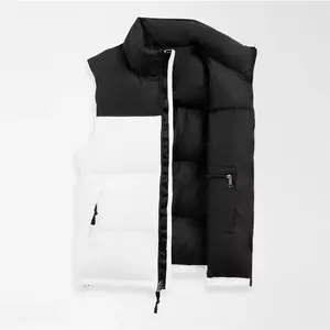 Veste d'hiver professionnelle en coton chaud sans manches, gilet matelassé léger en duvet, vente en gros, personnalisation OEM - Product Image 4