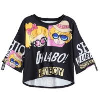 T-shirt à manches courtes en dentelle brodée à sequins pour femme, grande taille, décontracté, personnalisé, de haute qualité, en toile écologique, vente en gros