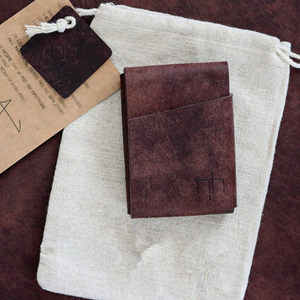 Men Slim Leather Stitchless <b>Wallet</b> <b>RFID</b> <b>Blocking</b> Minimalist Card Case Seamless Genuine Leather Bifold <b>Wallet</b> LSSW-0014B - Product Image 1